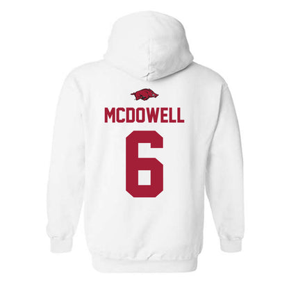 Arkansas - NCAA Softball : Ella McDowell - Classic Shersey Hooded Sweatshirt-1