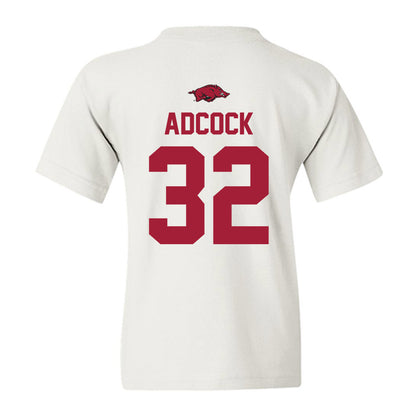 Arkansas - NCAA Football : Matt Adcock - Classic Shersey Youth T-Shirt-1