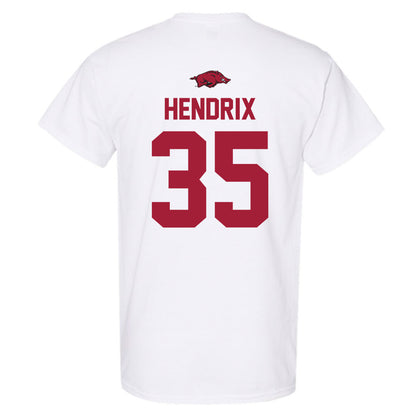 Arkansas - NCAA Football : Hutson Hendrix - Classic Shersey T-Shirt-1