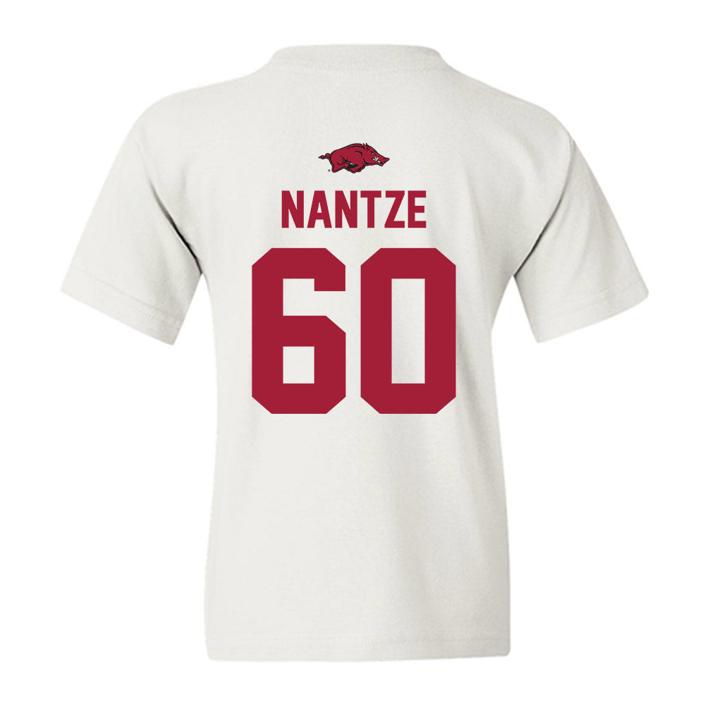 Arkansas - NCAA Football : Jonas Nantze - Classic Shersey Youth T-Shirt-1