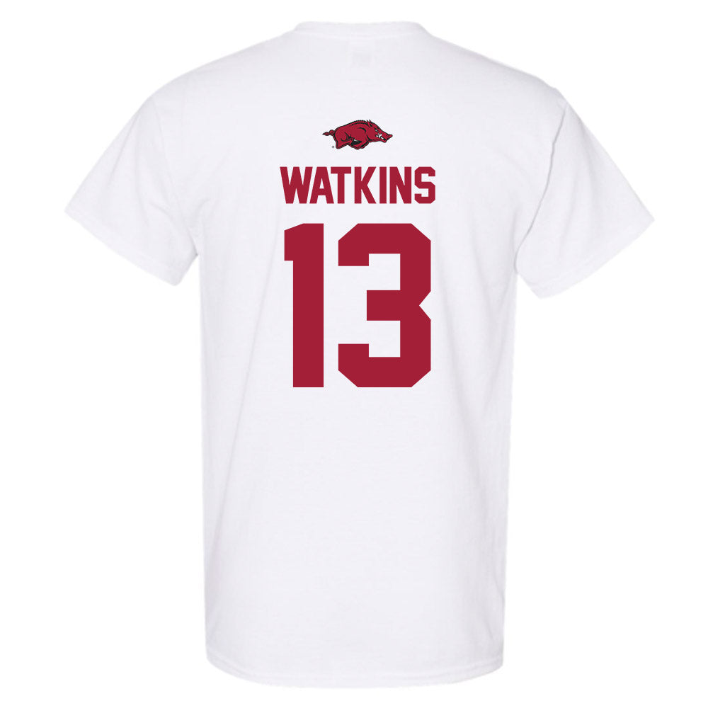 Arkansas - NCAA Football : Jelani Watkins - Classic Shersey T-Shirt-1