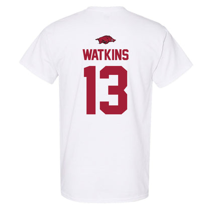 Arkansas - NCAA Football : Jelani Watkins - Classic Shersey T-Shirt-1