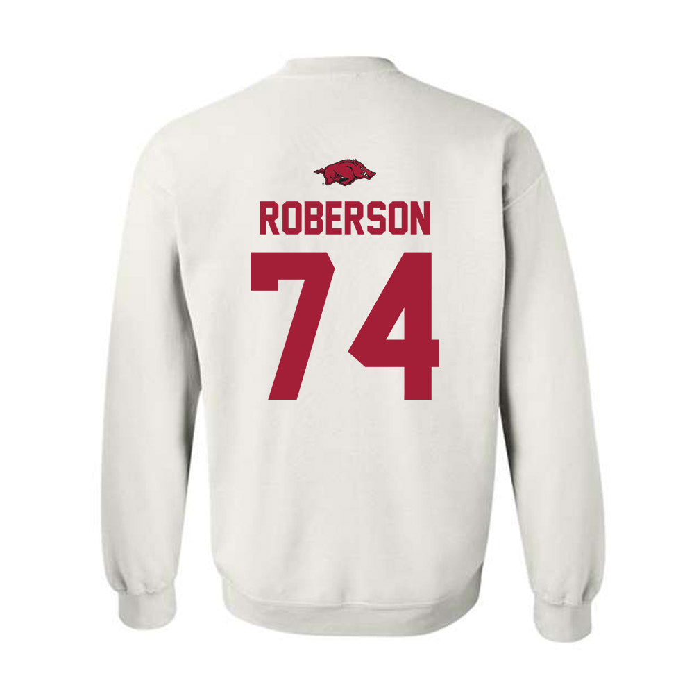 Arkansas - NCAA Football : Terence Roberson - Classic Shersey Crewneck Sweatshirt-1