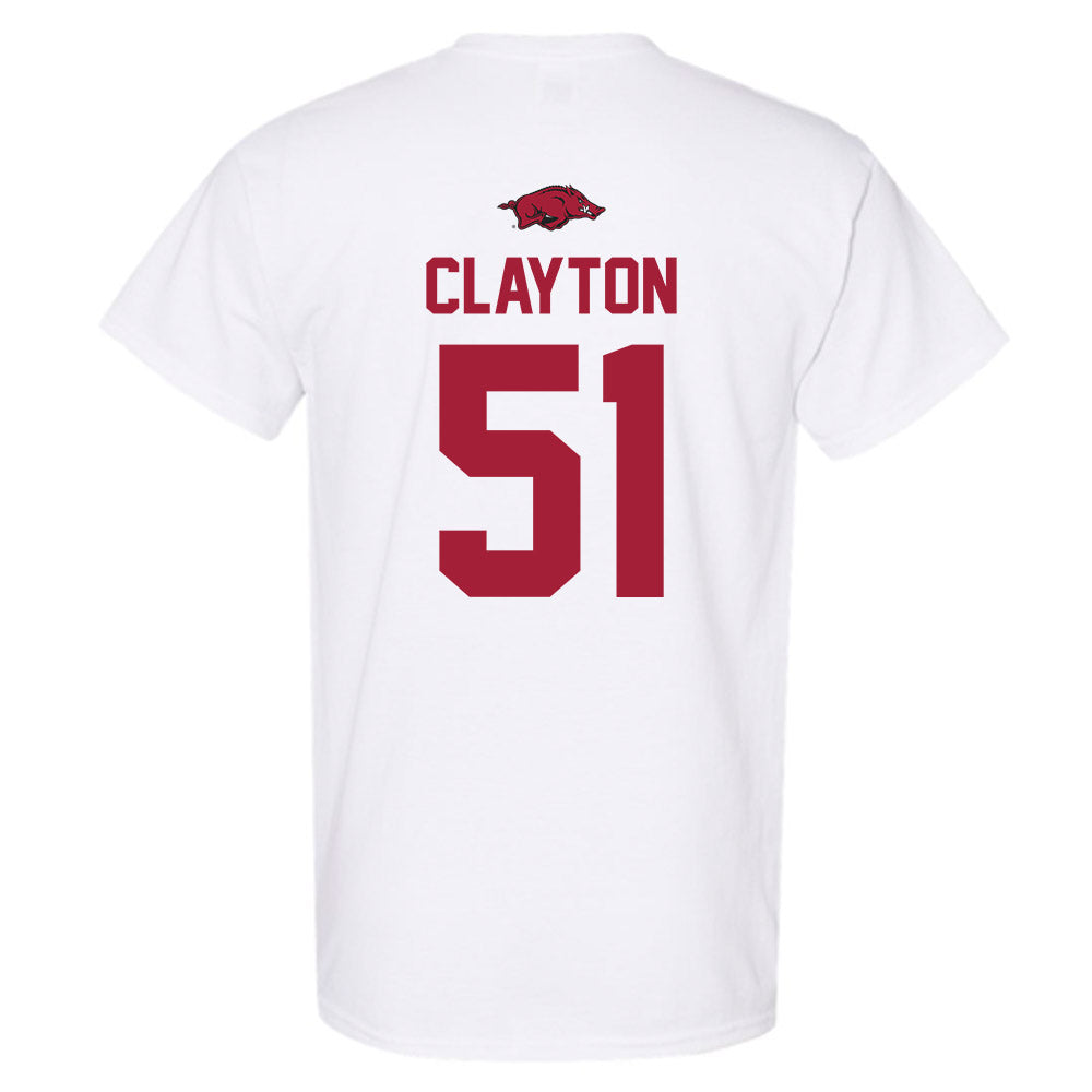 Arkansas - NCAA Football : Carey Clayton - Classic Shersey T-Shirt-1