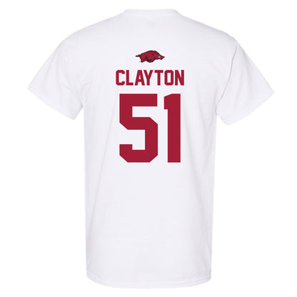 Arkansas - NCAA Football : Carey Clayton - Classic Shersey T-Shirt-1