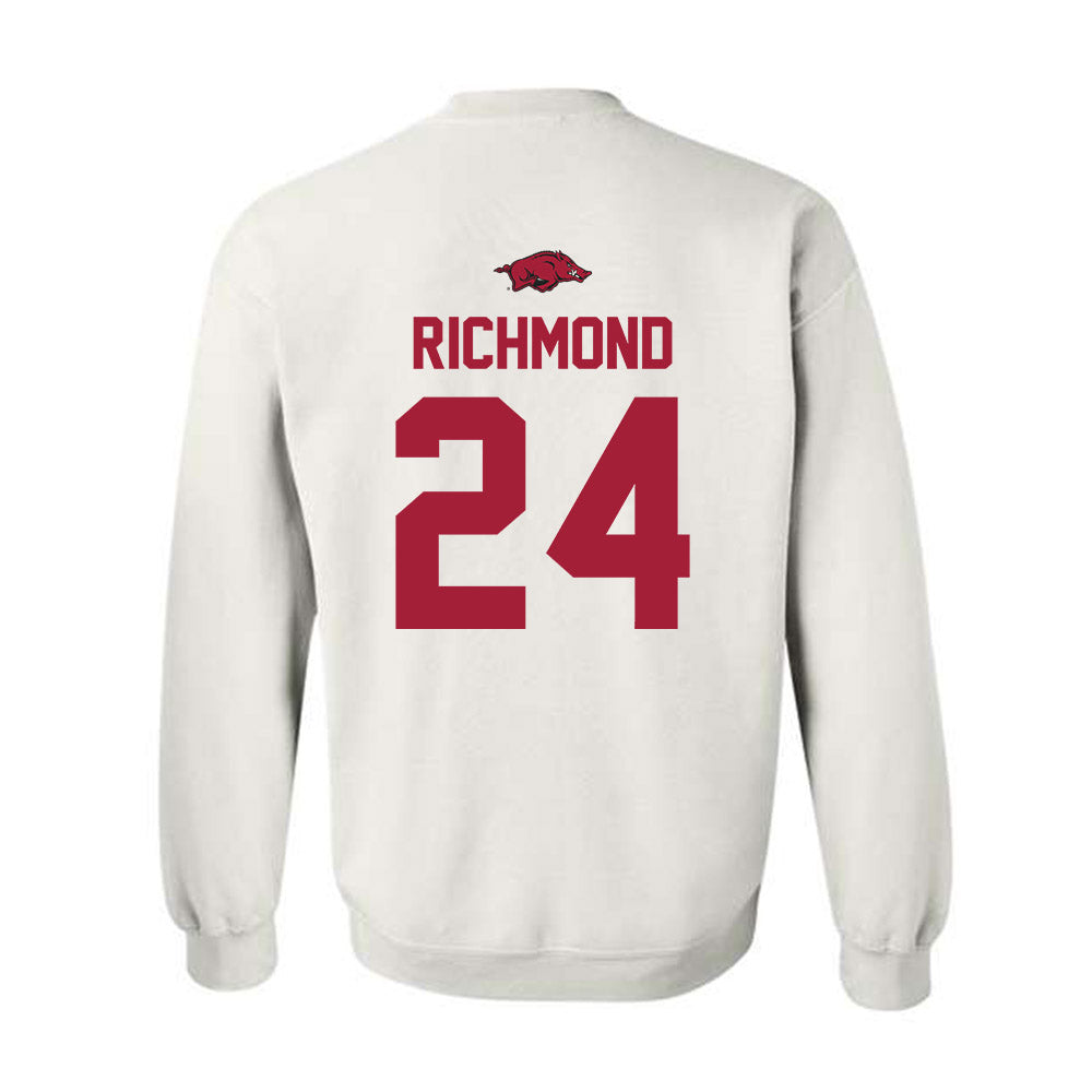 Arkansas - NCAA Men's Basketball : Billy Richmond - Classic Shersey Crewneck Sweatshirt-1