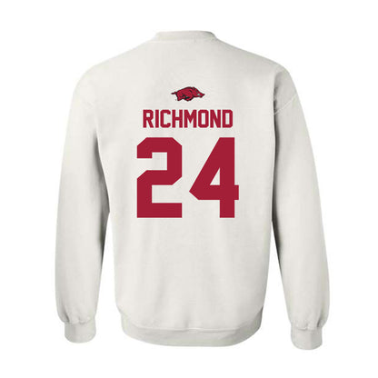 Arkansas - NCAA Men's Basketball : Billy Richmond - Classic Shersey Crewneck Sweatshirt-1