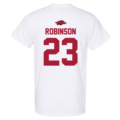 Arkansas - NCAA Women's Basketball : Emily Robinson - Classic Shersey T-Shirt-1