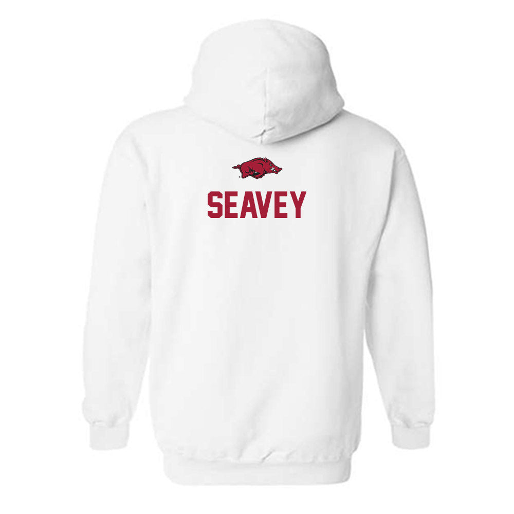 Arkansas - NCAA Men's Cross Country : Eli Seavey - Classic Shersey Hooded Sweatshirt-1