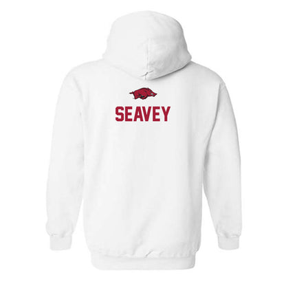Arkansas - NCAA Men's Cross Country : Eli Seavey - Classic Shersey Hooded Sweatshirt-1