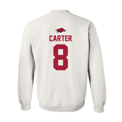 Arkansas - NCAA Women's Soccer : Kate Carter - Classic Shersey Crewneck Sweatshirt-1