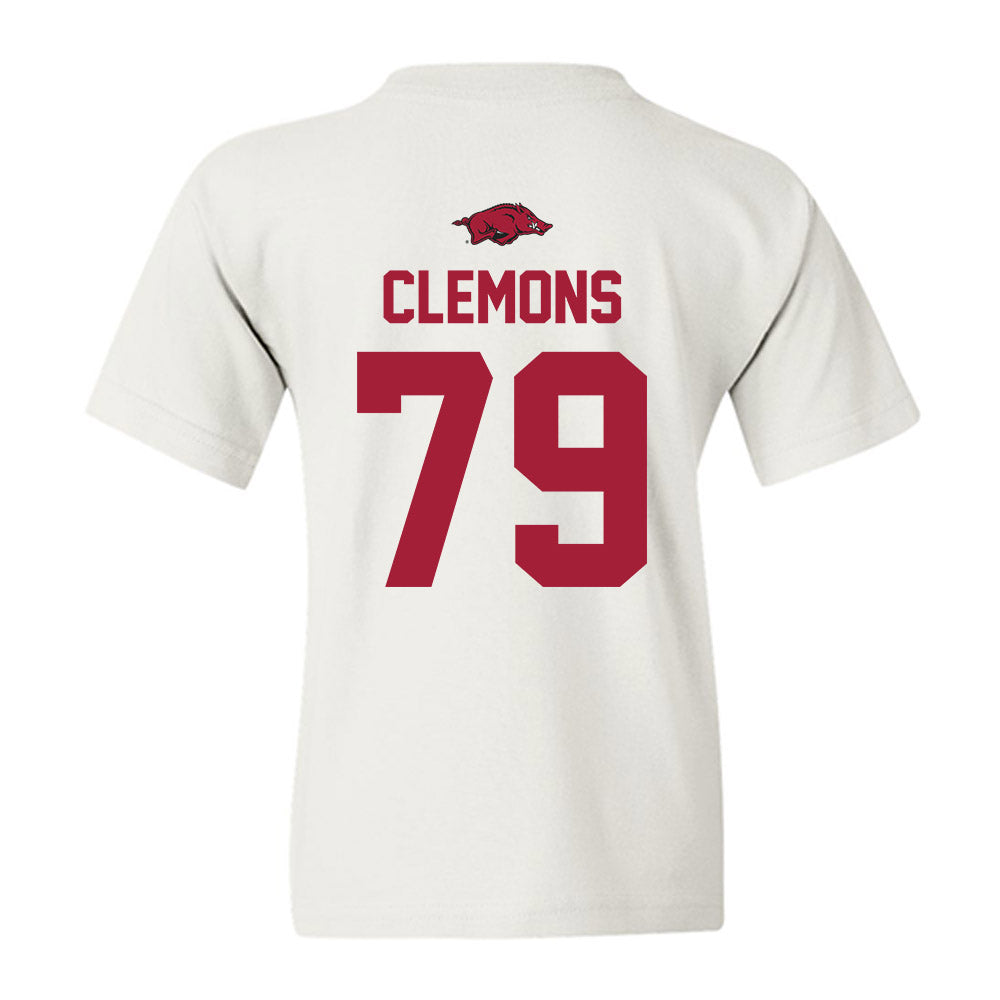 Arkansas - NCAA Football : Josiah Clemons - Classic Shersey Youth T-Shirt-1