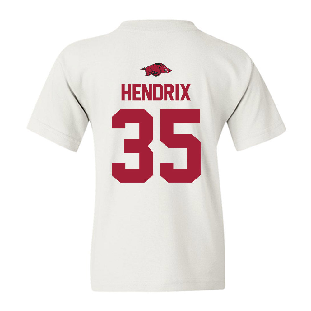 Arkansas - NCAA Football : Hutson Hendrix - Classic Shersey Youth T-Shirt-1