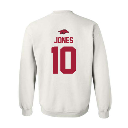 Arkansas - NCAA Women's Basketball : Taleyah Jones - Classic Shersey Crewneck Sweatshirt-1