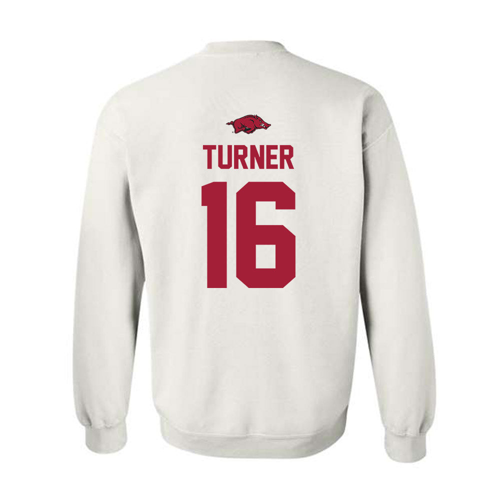 Arkansas - NCAA Baseball : Christian Turner - Classic Shersey Crewneck Sweatshirt-1