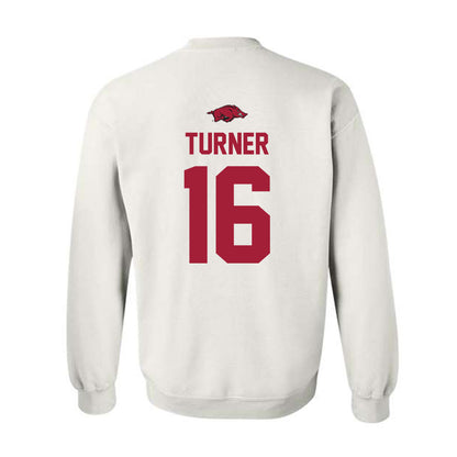 Arkansas - NCAA Baseball : Christian Turner - Classic Shersey Crewneck Sweatshirt-1