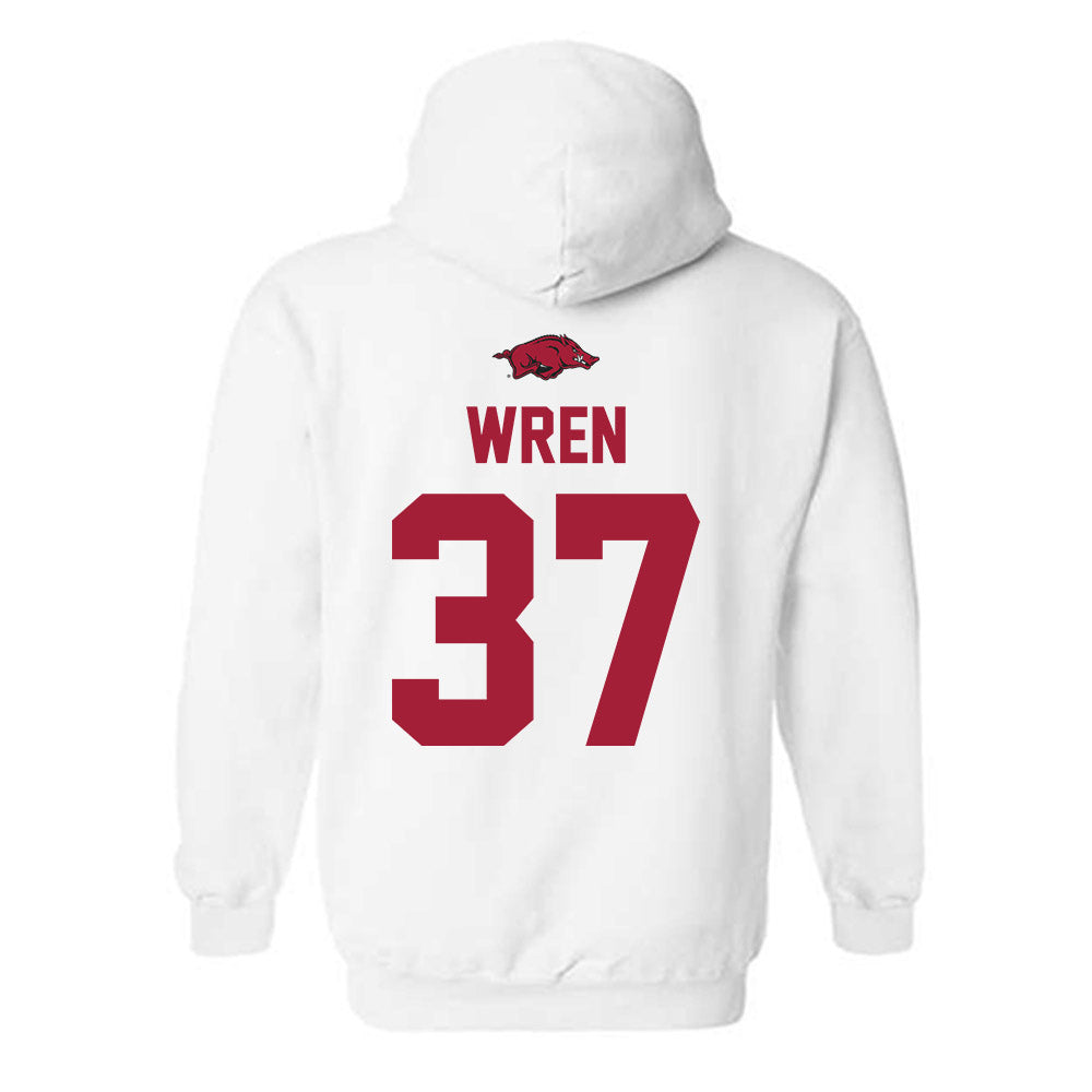Arkansas - NCAA Baseball : Grant Wren - Classic Shersey Hooded Sweatshirt-1