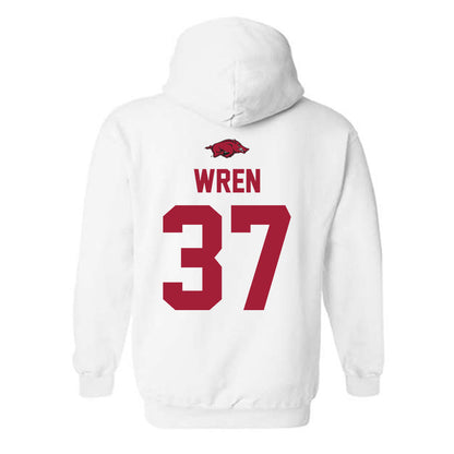 Arkansas - NCAA Baseball : Grant Wren - Classic Shersey Hooded Sweatshirt-1
