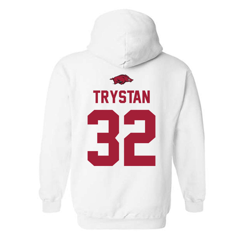 Arkansas - NCAA Baseball : Trystan Trystan - Classic Shersey Hooded Sweatshirt-1
