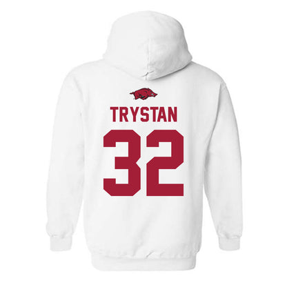 Arkansas - NCAA Baseball : Trystan Trystan - Classic Shersey Hooded Sweatshirt-1