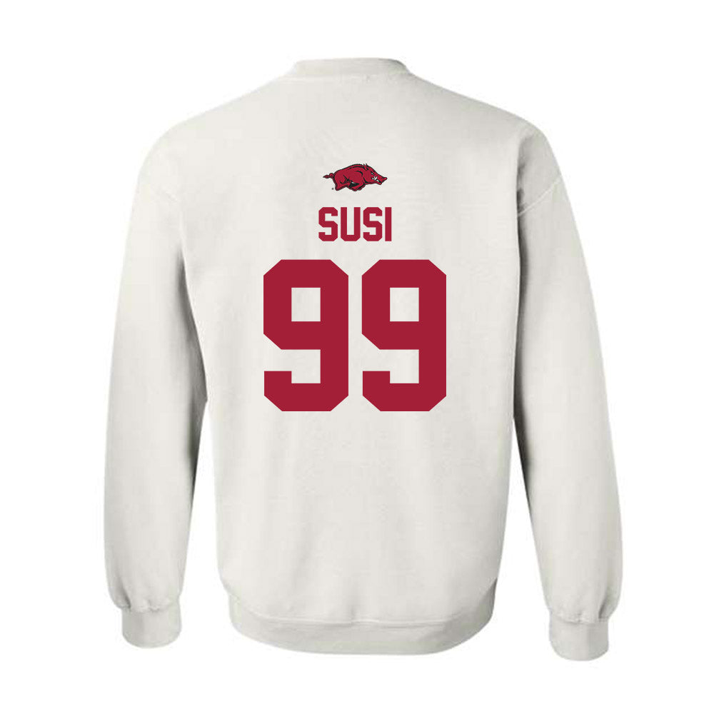 Arkansas - NCAA Women's Soccer : Zoe Susi - Classic Shersey Crewneck Sweatshirt-1
