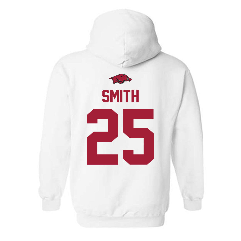 Arkansas - NCAA Football : Ja’Quavion Smith - Classic Shersey Hooded Sweatshirt-1