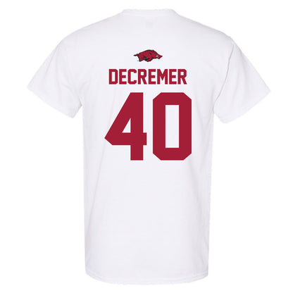 Arkansas - NCAA Baseball : James DeCremer - Classic Shersey T-Shirt-1