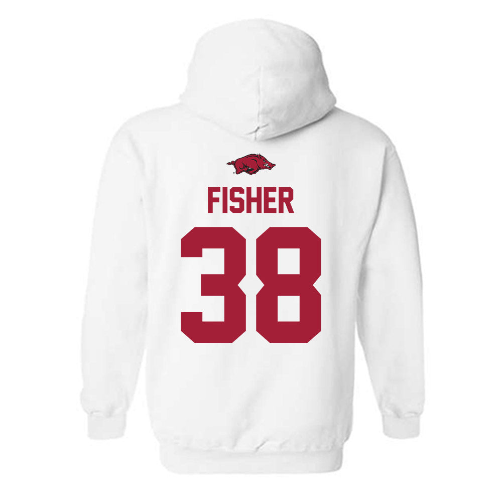 Arkansas - NCAA Baseball : Colin Fisher - Classic Shersey Hooded Sweatshirt-1