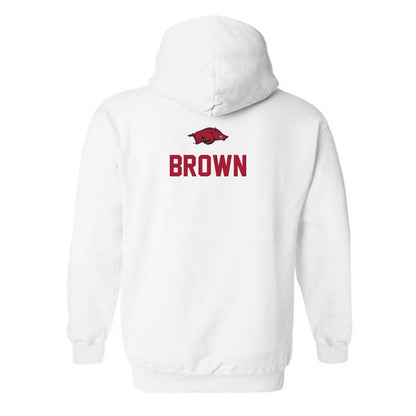 Arkansas - NCAA Women's Gymnastics : Simone Brown - Classic Shersey Hooded Sweatshirt-1