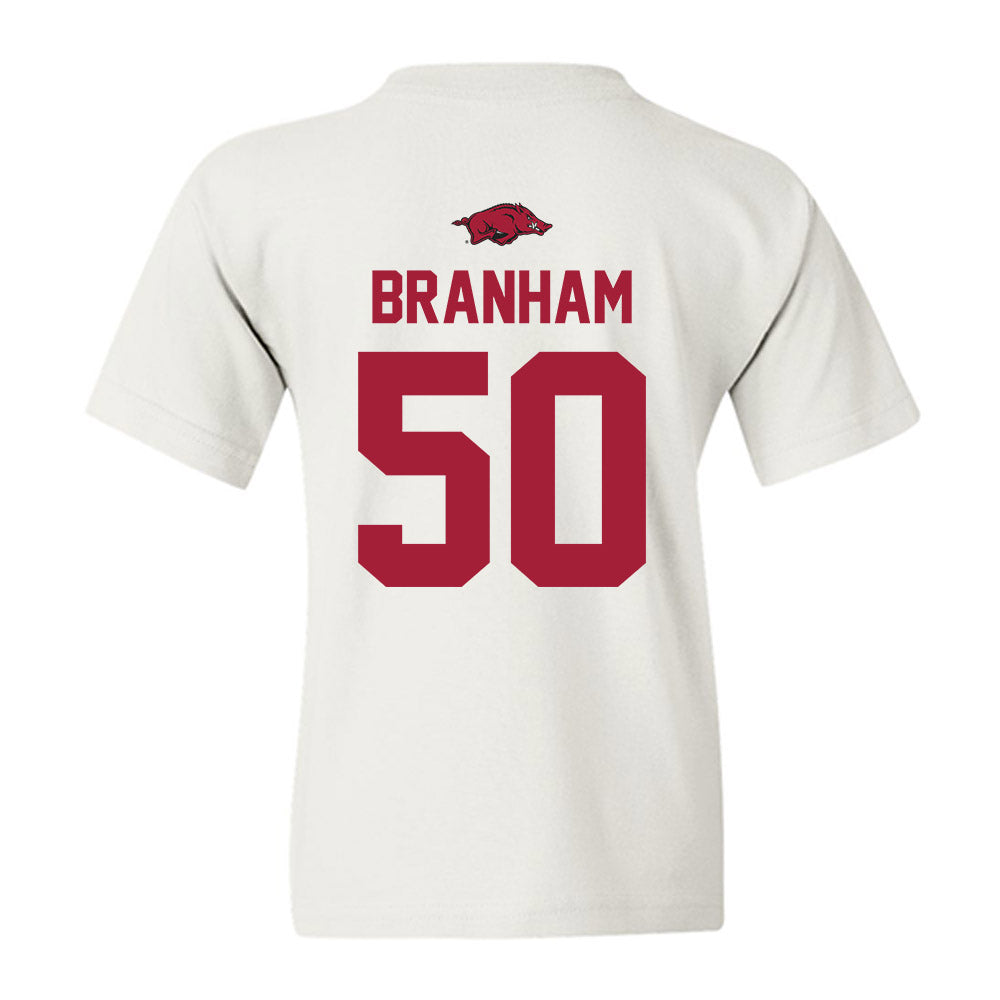 Arkansas - NCAA Football : Kobe Branham - Classic Shersey Youth T-Shirt-1