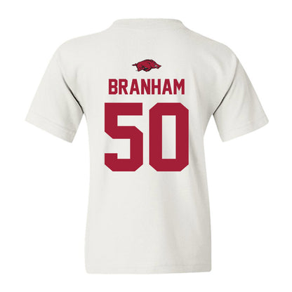 Arkansas - NCAA Football : Kobe Branham - Classic Shersey Youth T-Shirt-1