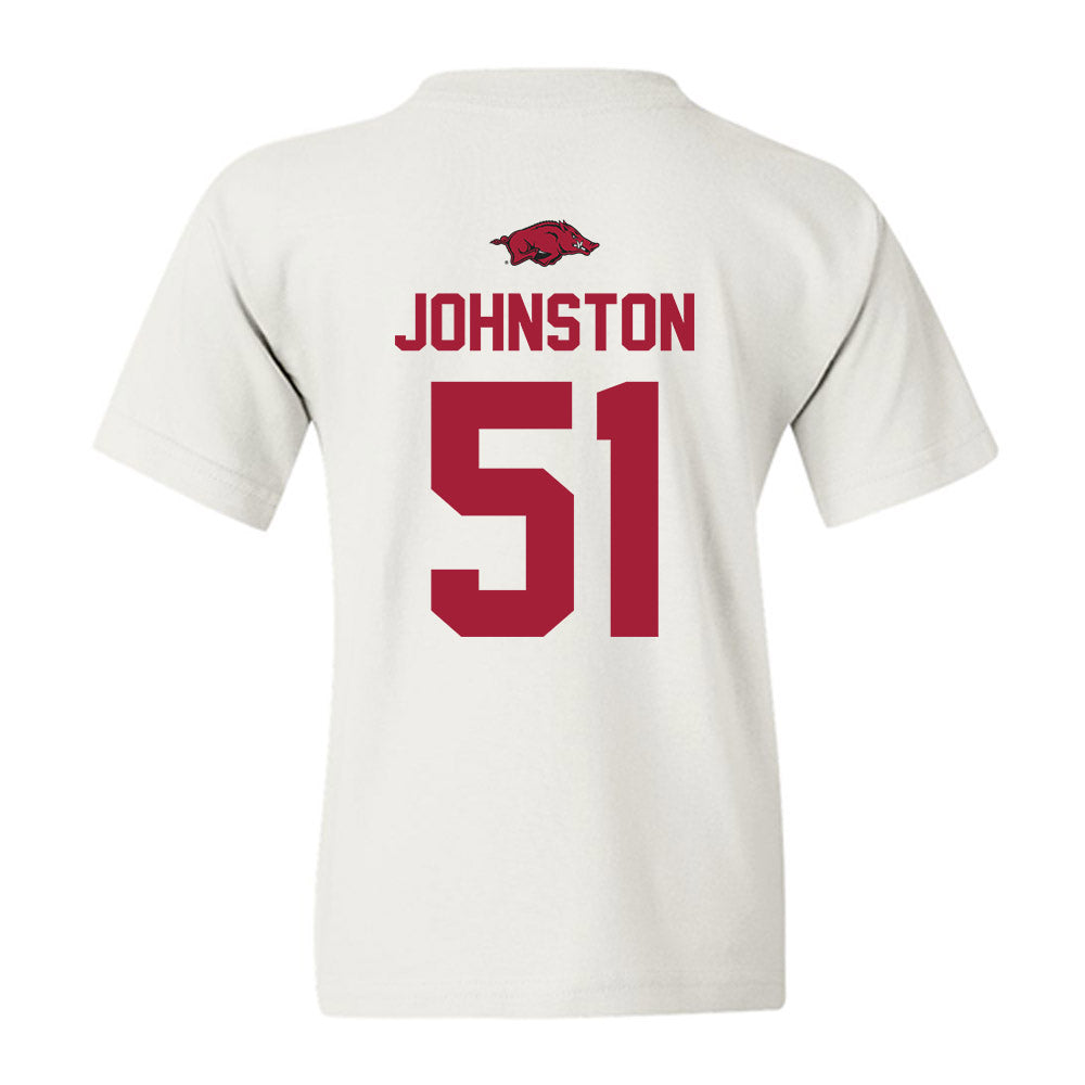 Arkansas - NCAA Football : Adam Johnston - Classic Shersey Youth T-Shirt-1
