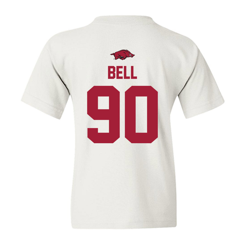 Arkansas - NCAA Football : Caleb Bell - Classic Shersey Youth T-Shirt-1