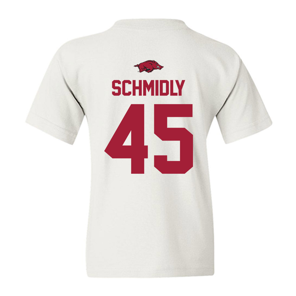 Arkansas - NCAA Football : Max Schmidly - Classic Shersey Youth T-Shirt-1