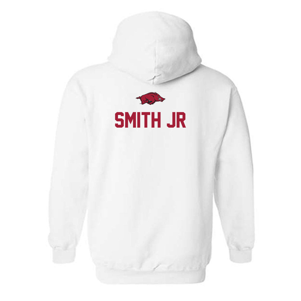 Arkansas - NCAA Men's Basketball : Jordan Smith Jr - Classic Shersey Hooded Sweatshirt-1