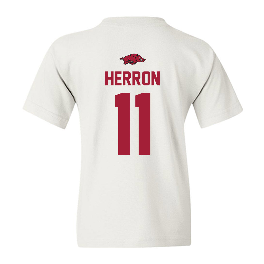 Arkansas - NCAA Softball : Robyn Herron - Classic Shersey Youth T-Shirt-1
