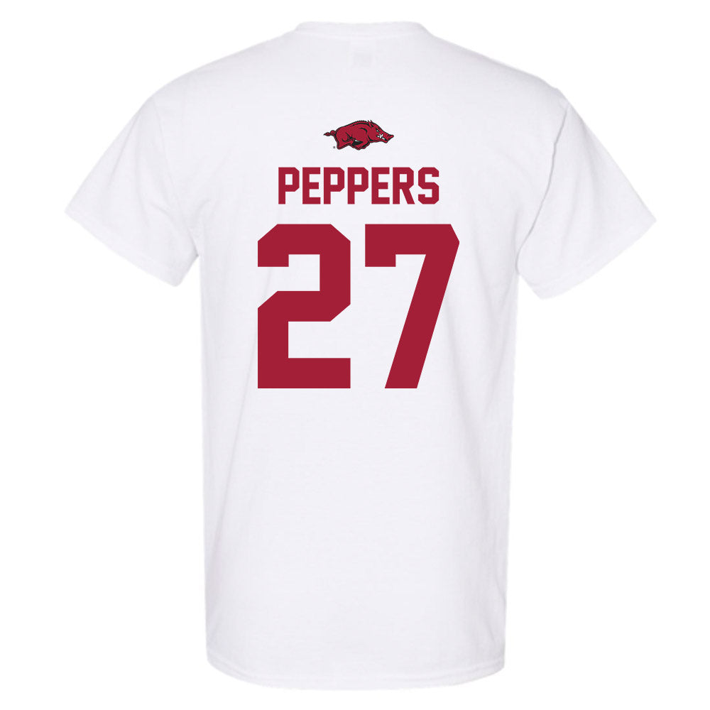 Arkansas - NCAA Women's Volleyball : Journey Peppers - Classic Shersey T-Shirt-1