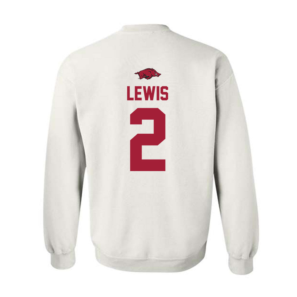 Arkansas - NCAA Football : Shelton Lewis - Classic Shersey Crewneck Sweatshirt-1