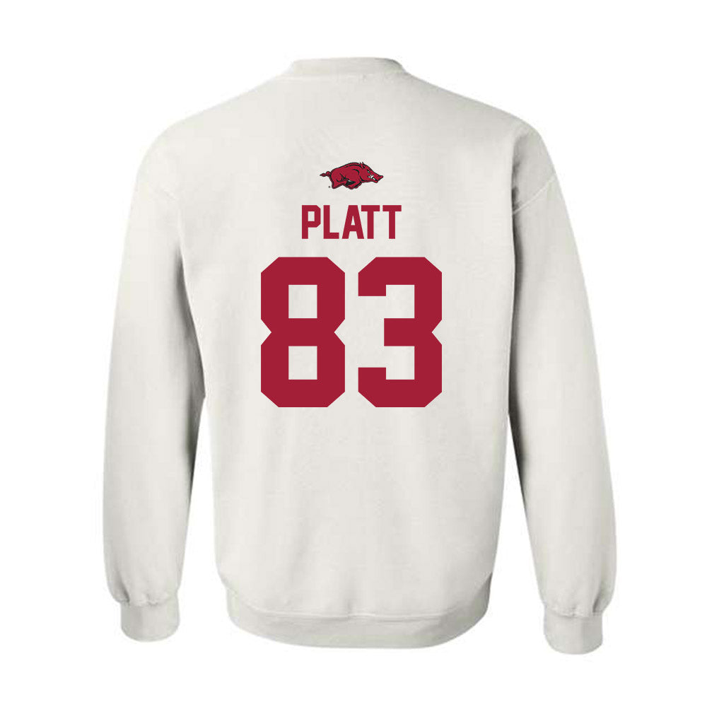 Arkansas - NCAA Football : Jaden Platt - Classic Shersey Crewneck Sweatshirt-1