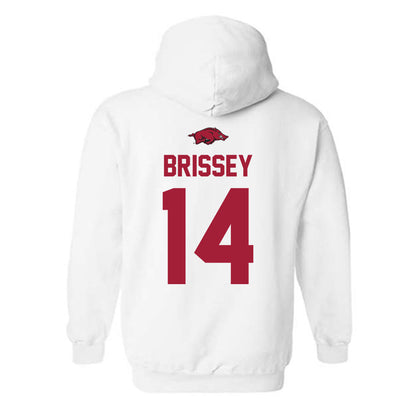Arkansas - NCAA Baseball : Mark Brissey - Classic Shersey Hooded Sweatshirt-1