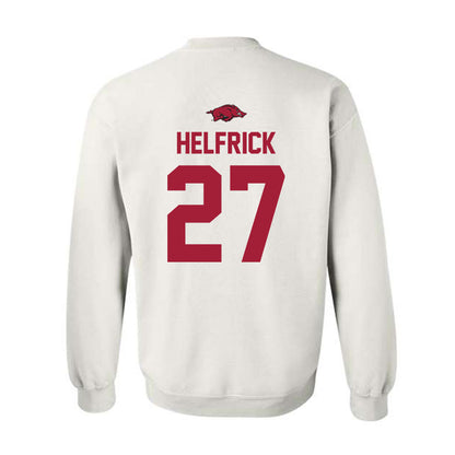 Arkansas - NCAA Baseball : Ryder Helfrick - Classic Shersey Crewneck Sweatshirt-1