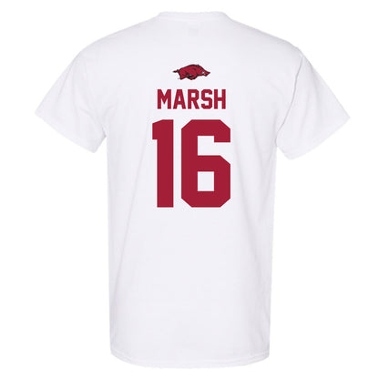Arkansas - NCAA Football : Kourtlan Marsh - Classic Shersey T-Shirt-1