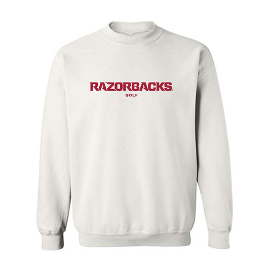 Arkansas - NCAA Men's Golf : Jackson McLaughlin - Classic Shersey Crewneck Sweatshirt-0