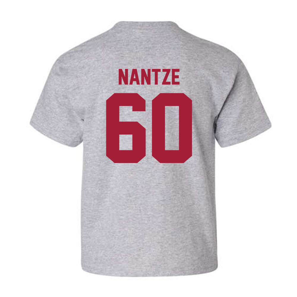 Arkansas - NCAA Football : Jonas Nantze - Youth T-Shirt