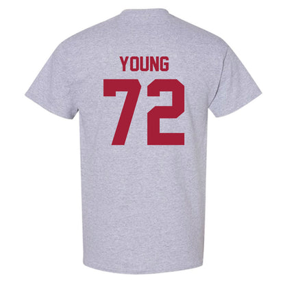 Arkansas - NCAA Football : Tucker Young - T-Shirt-1