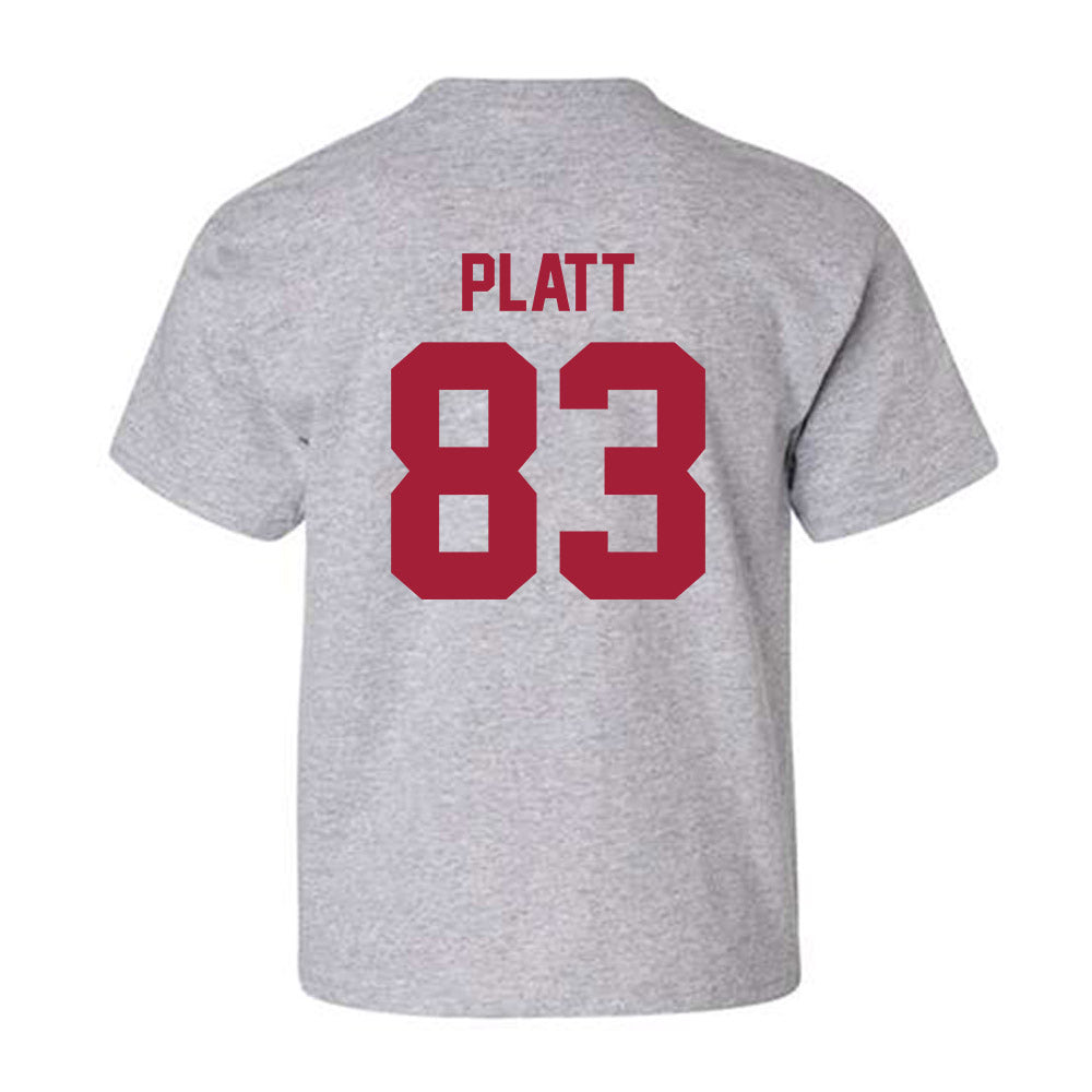 Arkansas - NCAA Football : Jaden Platt - Youth T-Shirt-1