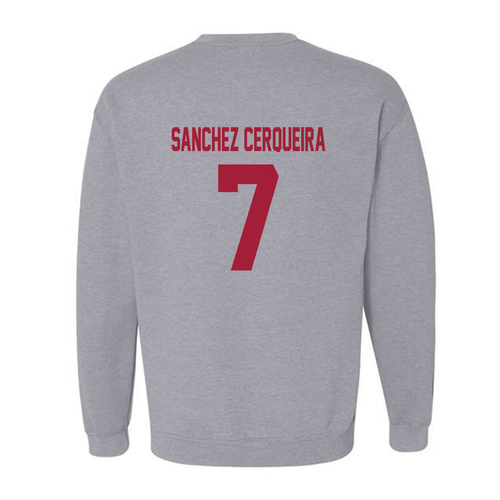 Arkansas - NCAA Women's Basketball : Cristina Sanchez Cerqueira - Crewneck Sweatshirt-1