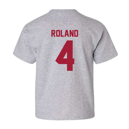 Arkansas - NCAA Football : Lakhi Roland - Youth T-Shirt-1
