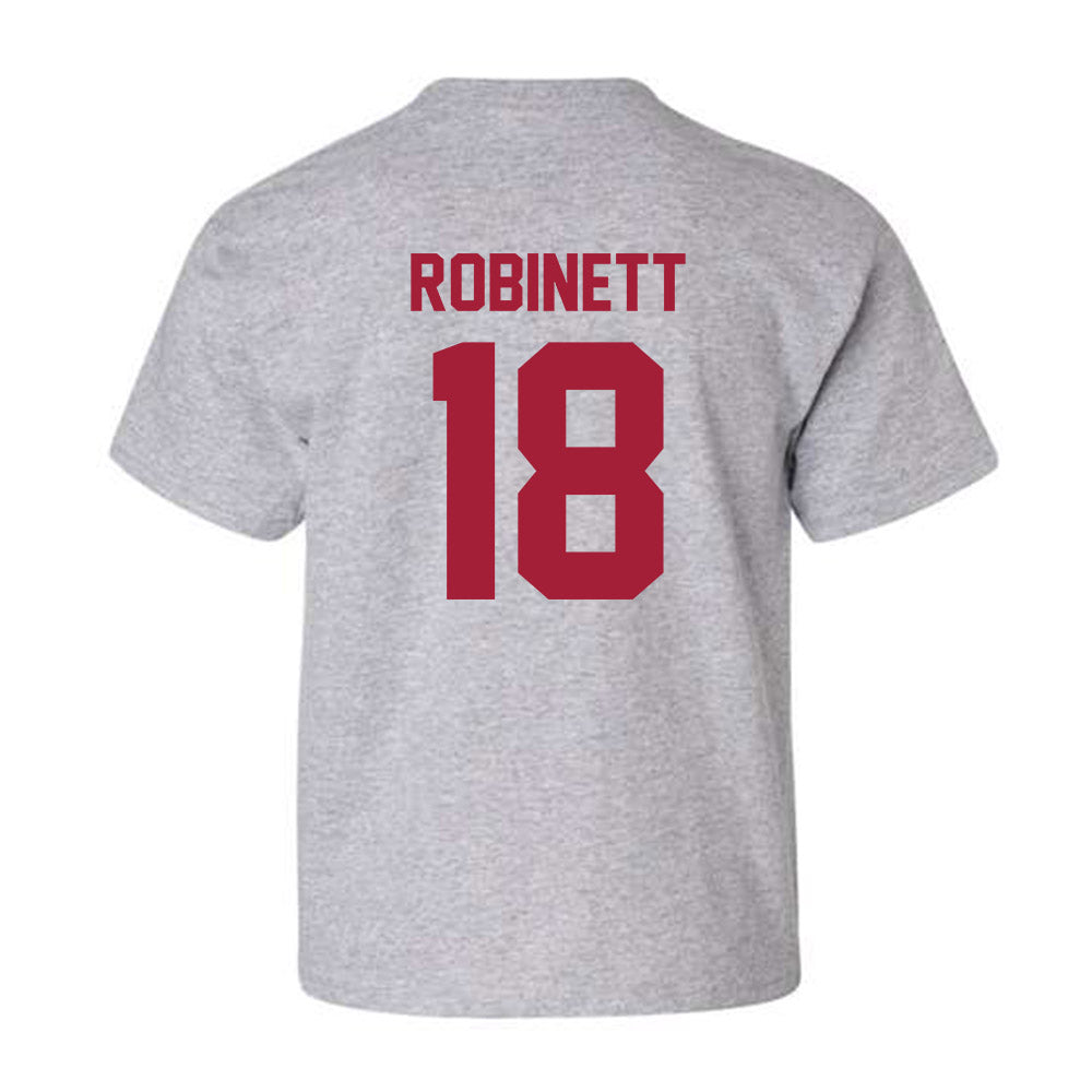 Arkansas - NCAA Baseball : Reese Robinett - Youth T-Shirt