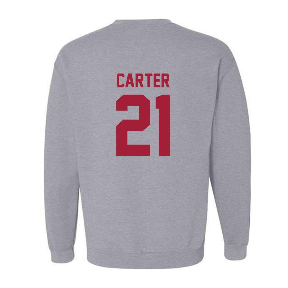 Arkansas - NCAA Softball : Ava Carter - Crewneck Sweatshirt-1
